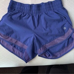 Athleta purple Blue Athletic Shorts Lightweight Breathable